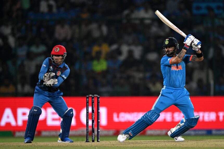 Rohit’s record ton powers India to World Cup win over Afghanistan