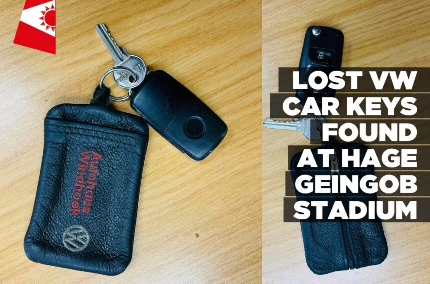 Lost VW car keys found at Hage Geingob Stadium