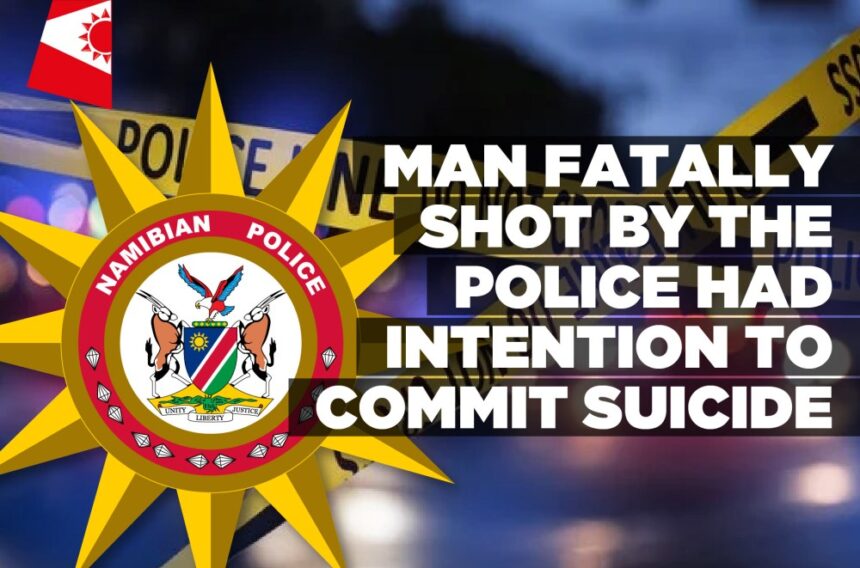 Man fatally shot by the police had intention to commit suicide