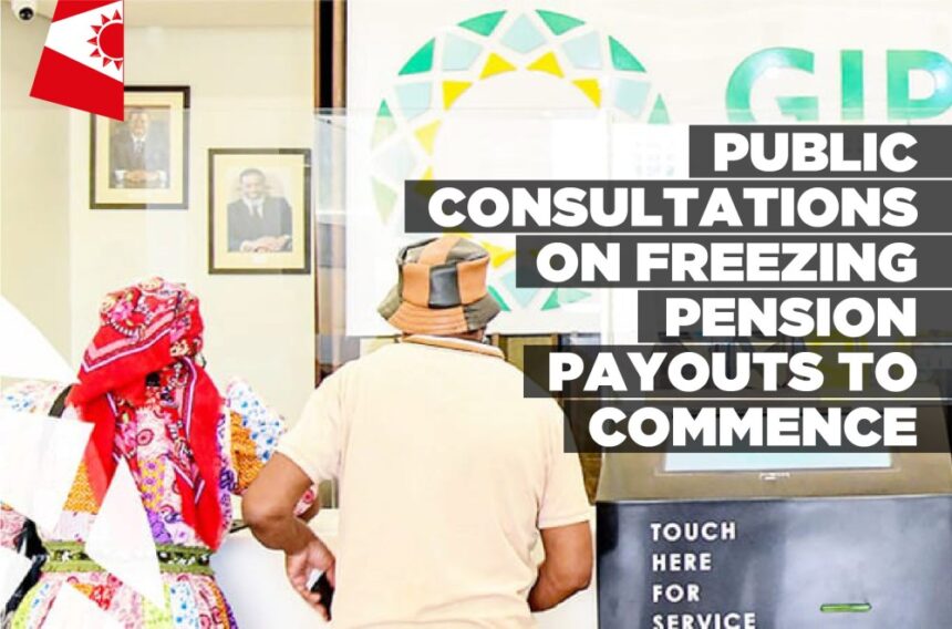 Public consultations on freezing pension payouts to commence