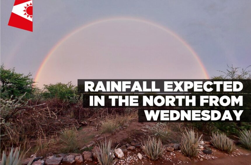 Rainfall expected in the North from Wednesday