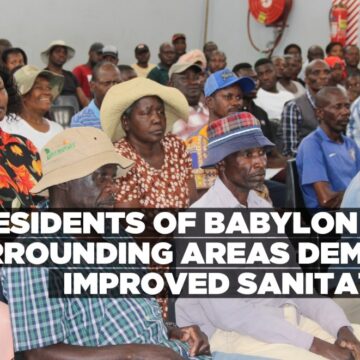 Residents of Babylon and surrounding areas demand improved sanitation