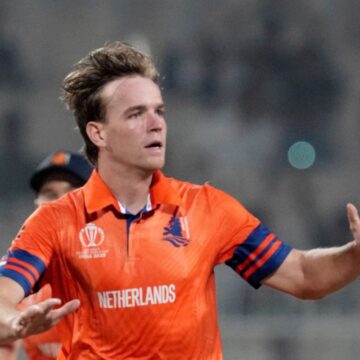 Bas de Leede relishing Netherlands’ fight with England for Champions Trophy spot