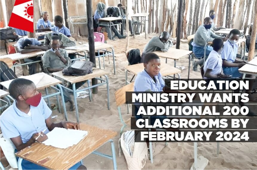 Education Ministry wants additional 200 classrooms by February 2024