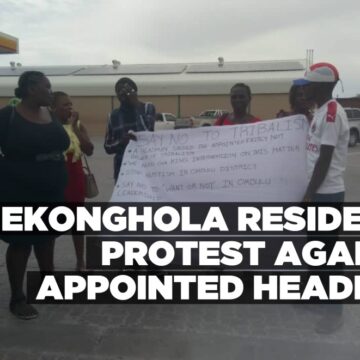 Ekonghola residents protest against appointed headman