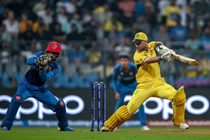 Double-ton Maxwell downs Afghanistan as Australia reach World Cup semis