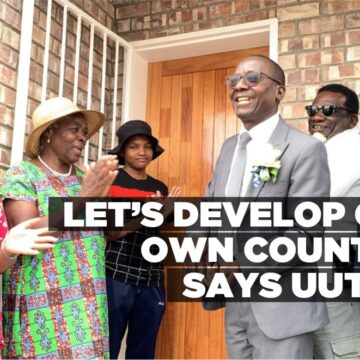 Let’s develop our own country, says Uutoni