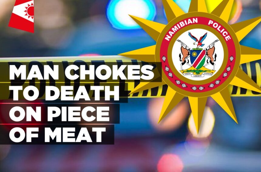 Man chokes to death on piece of meat