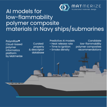 Matmerize secures DOD award to develop low-flammability polymer composite materials using advanced AI methods