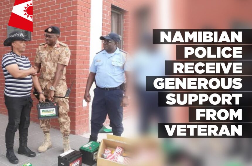 Namibian Police receive generous support from veteran