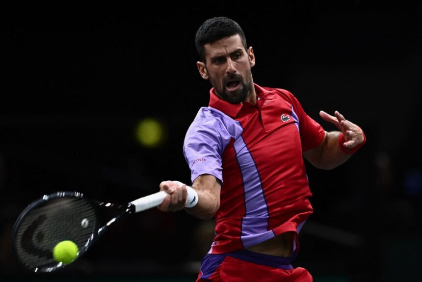 Djokovic beats Rune to reach ninth Paris Masters semi-final