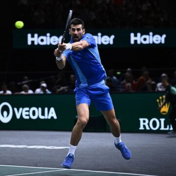 Djokovic resists ‘suffocating’ Rublev to book Dimitrov title clash