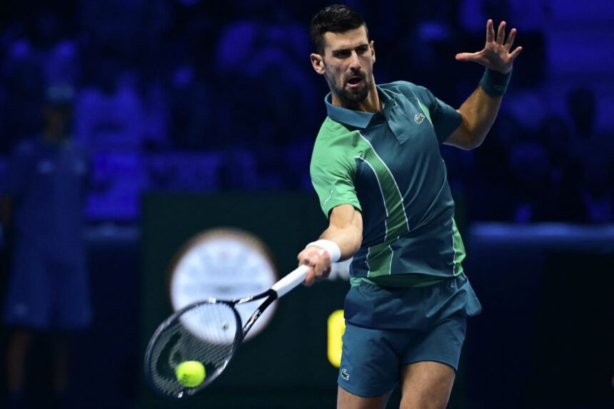 Djokovic’s ATP Finals record bid on course after Sinner beats Rune