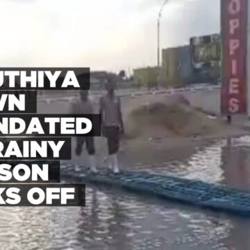 Omuthiya town inundated as rainy season kicks off