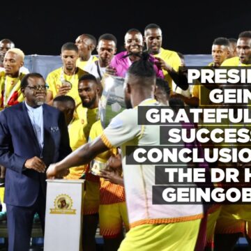 President Geingob grateful for successful conclusion of the Dr Hage Geingob Cup