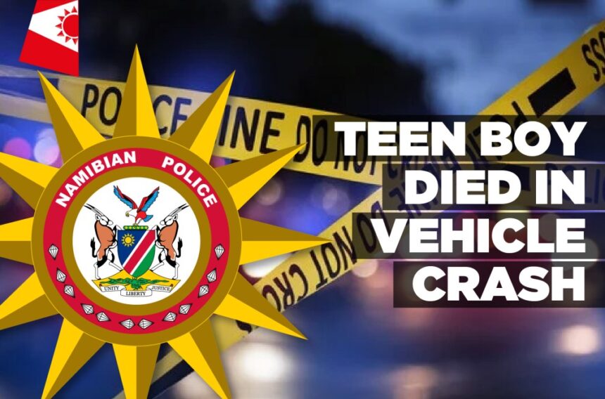 Teen boy died in vehicle crash