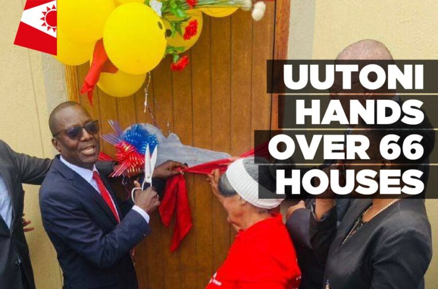 Uutoni hands over 66 houses