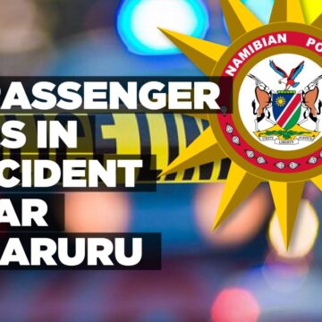 A passenger dies in accident near Omaruru