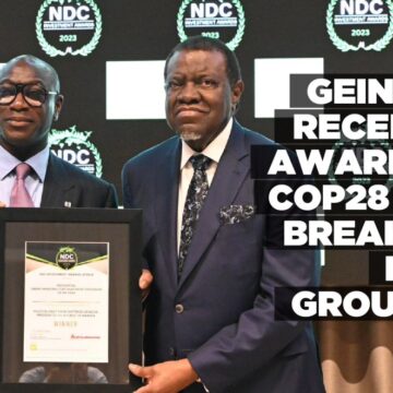 Geingob Receives Award at COP28 for Breaking New Grounds