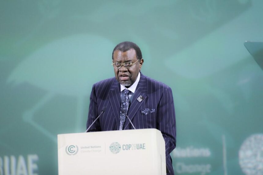 Geingob: Weltgemeinschaft muss sich gegen Klimawandel mehr anstrengen