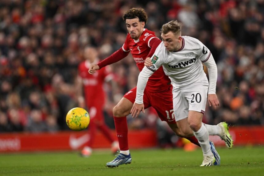 Liverpool dominate West Ham to reach League Cup semis