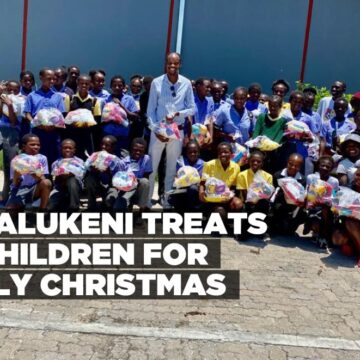 Shaalukeni treats 50 children for early Christmas