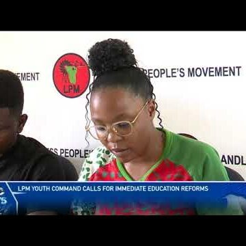 LPM youth calls for immediate education reforms -nbc