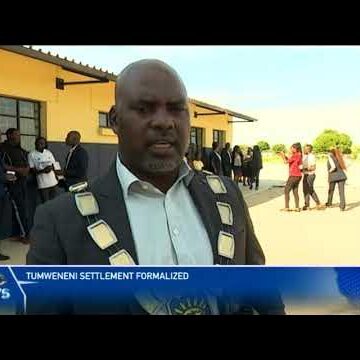 Tumweneni informal settlement formalised – nbc