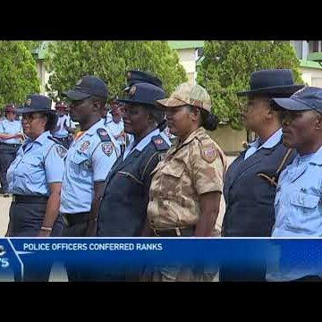 Police officers conferred ranks – nbc