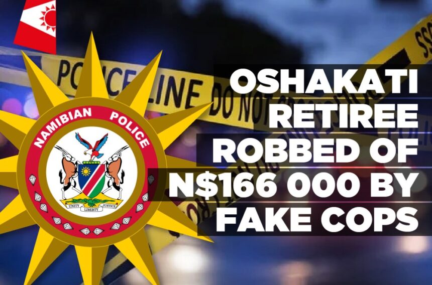 Oshakati retiree robbed of N$166 000 by fake cops