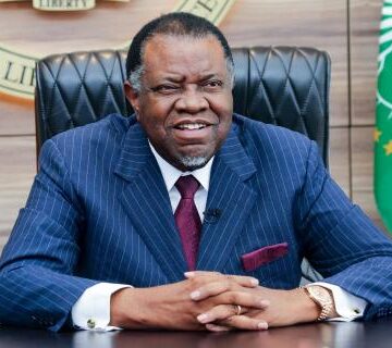 President Geingob on medical treatment to treat cancerous cells