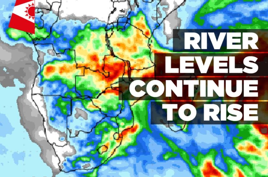 River levels continue to rise