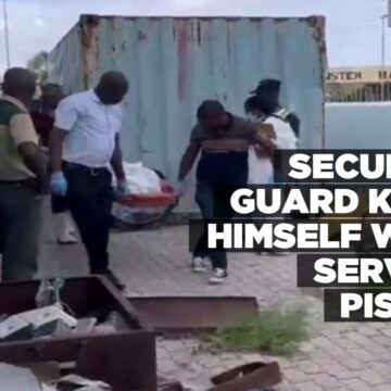 Security guard kills himself with service pistol