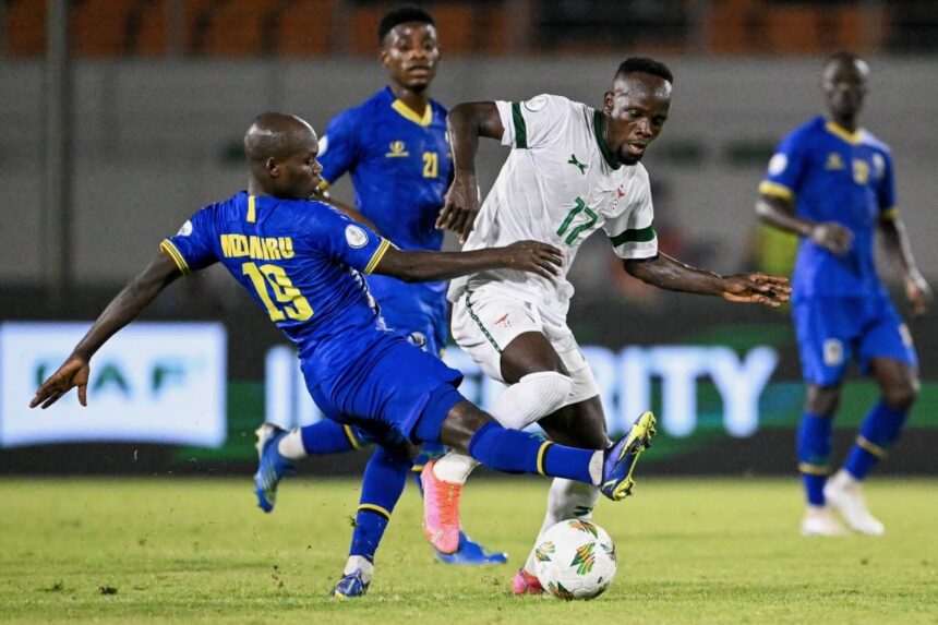 Tanzanian hopes of historic Afcon victory dashed by 10-man Zambia