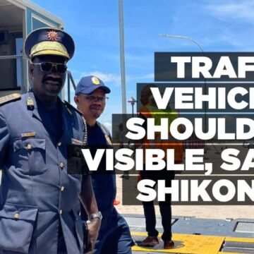 Traffic vehicles should be visible, says Shikongo