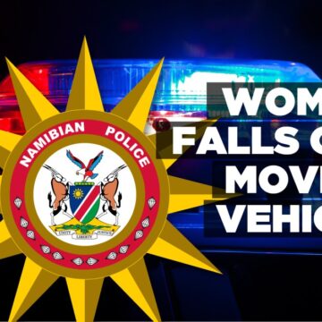 Woman falls off moving vehicle