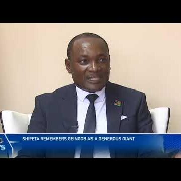 Minister Pohamba Shifeta remembers Geingob as a generous giant – nbc