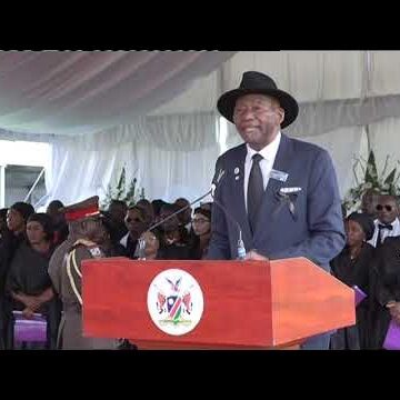 GEINGOB MEMORIAL | Eulogy by Professor Peter Katjavivi – nbc