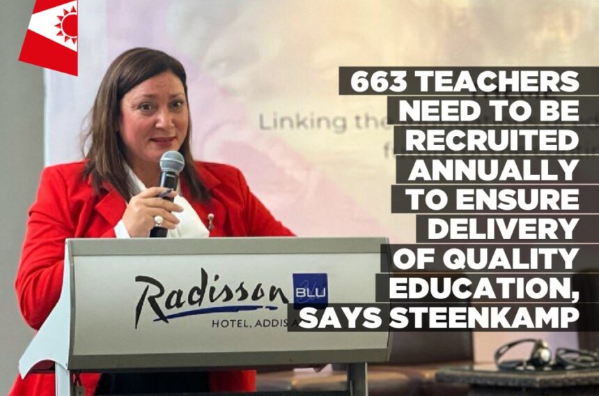 663 teachers need to be recruited annually to ensure delivery of quality education, says Steenkamp