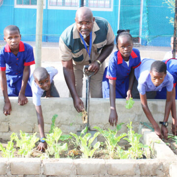 75 vulnerable children fed from school garden