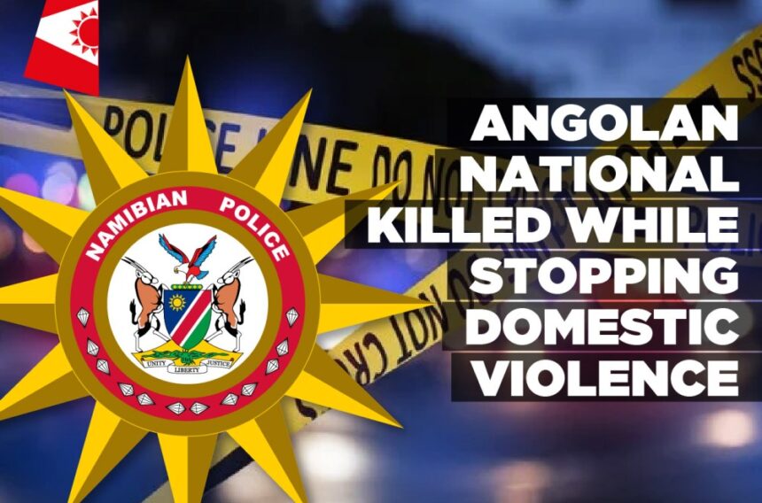 Angolan national killed while stopping domestic violence