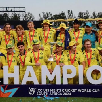 Australia u19s emulate their seniors by beating India in World Cup final