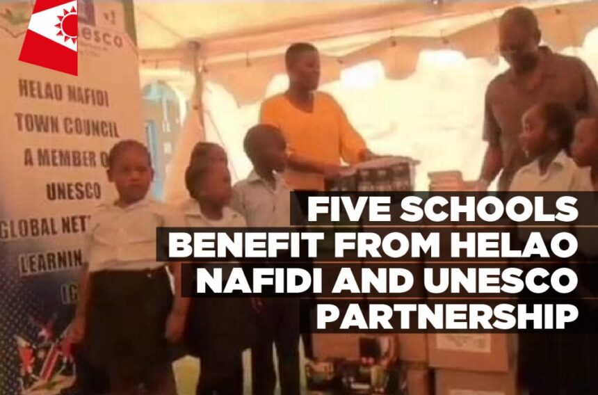 Five schools benefit from Helao Nafidi and UNESCO partnership