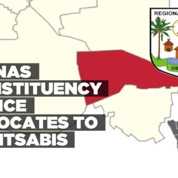 Guinas constituency office relocates to Tsintsabis