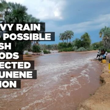 Heavy rain and possible flash floods expected in Kunene Region