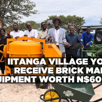 Iitanga Village youth receive brick making equipment worth N$60 000