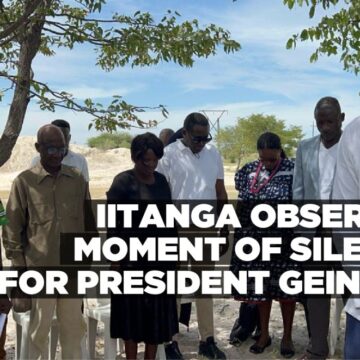 Iitanga observes moment of silence for President Geingob