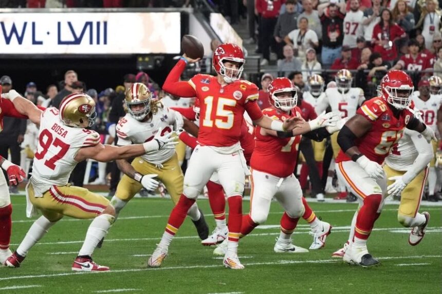 Mahomes leads Chiefs to Super Bowl thriller over 49ers