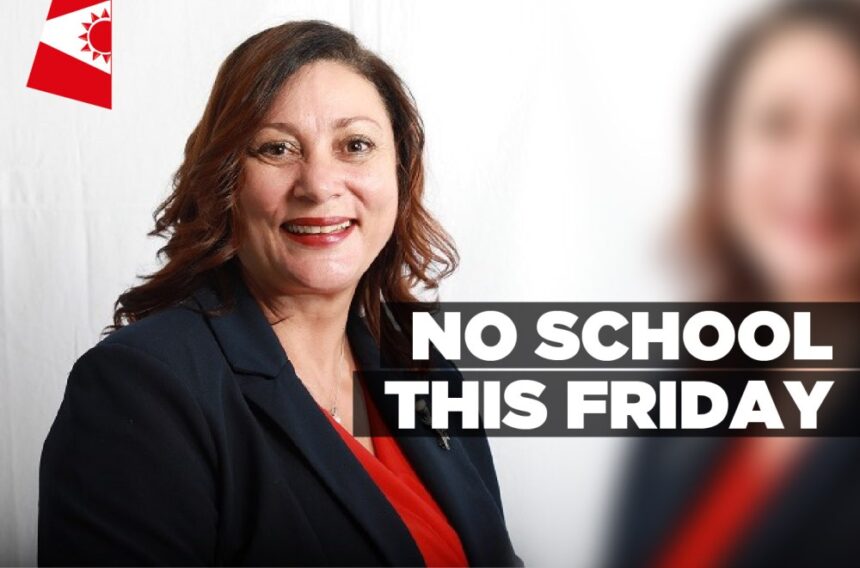 No school this Friday – Informanté