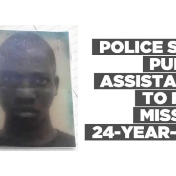 Police seek public assistance to find missing 24-year-old